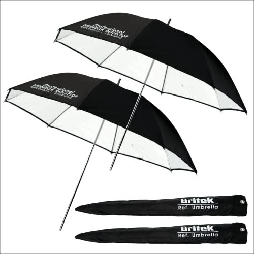 [2 Pack] Professional Studio 32&quote (80cm) Black + White Reflector ...