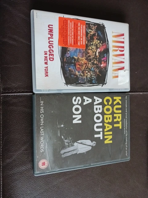 PAIR OF NIRVANA And Kurt Cobain Dvd Unplugged In New York And About A ...