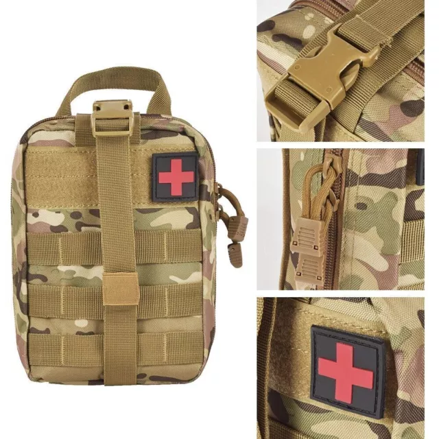 Armee Tactical MOLLE Erste-Hilfe Tasche GROSS Modular Armee First Aid Kit LG 3