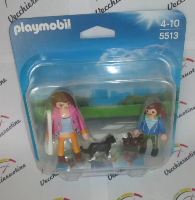 Playmobil 5513 Duo Pack MAMMA CON SCOLARETTO Mama mit Schulkind Madre con niño
