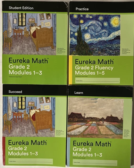 EUREKA MATH LOT Grade 2 Practice Succeed Learn Workbooks Homeschool ...