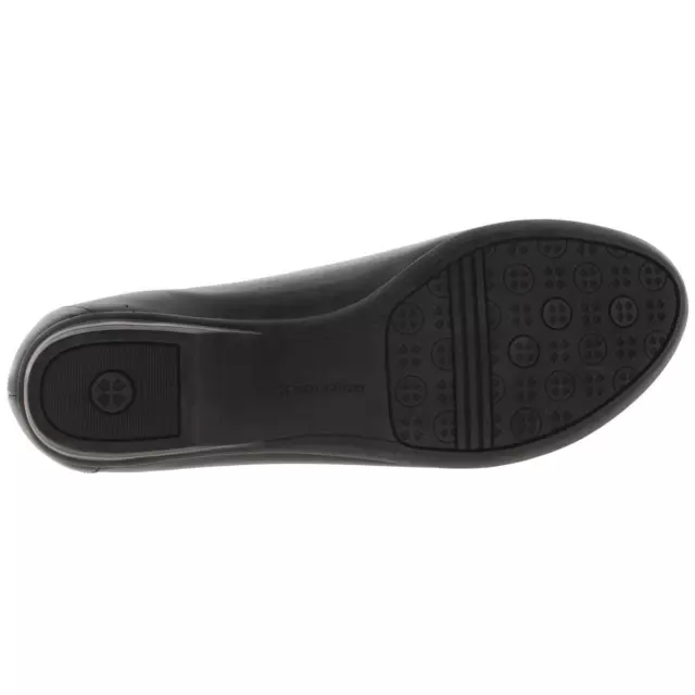 NATURALIZER WOMENS SABAN Black Leather Loafers Shoes 7.5 Medium (B,M ...