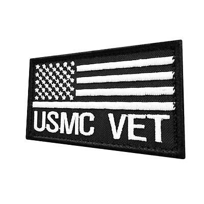 2AFTER1 US Army Veteran 1x3.5 Vet Morale Tactical Hook-And-Loop cap Patch 