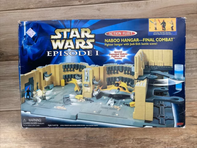 Micro Machines Star Wars!! Episode I!! Naboo Hangar-Final Combat!!