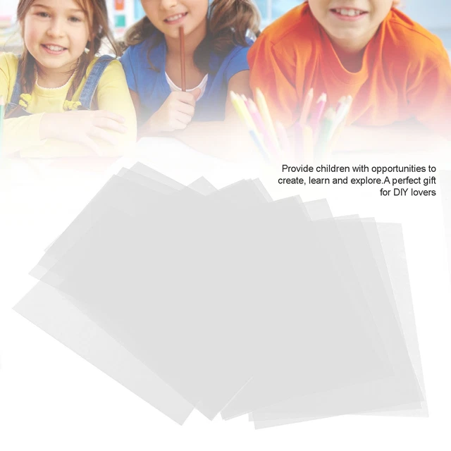 Heat Shrink Sheet Easy Operation Shrinky Art Paper For Key Chains Making For