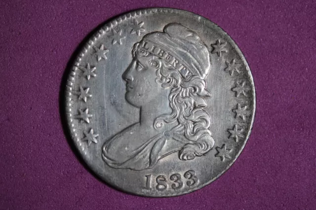 ESTATE FIND 1833 - Capped Bust Half Dollar!!  #K42142