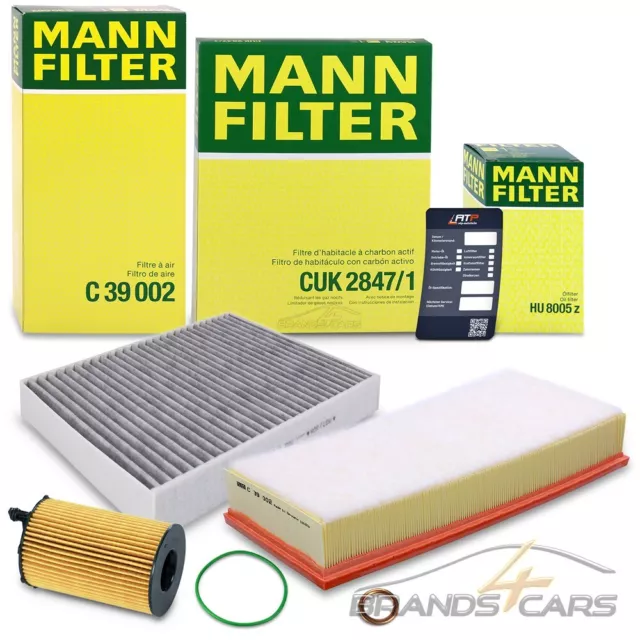 Mann-Filter Inspektionspaket Set A Für Vw Touareg Porsche Cayenne 3.0 V6 Tdi