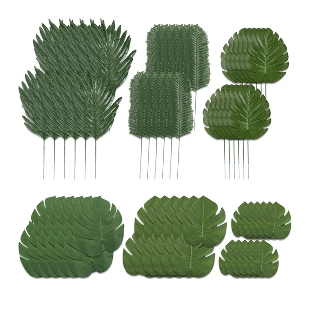 QUMIIRITY Lot De 5 Feuilles D’Eau Artificielle Ondulée – 29,5 X 21 Cm – Plastique – Paysage Miniature, Diorama, Train, Jardin De Fées