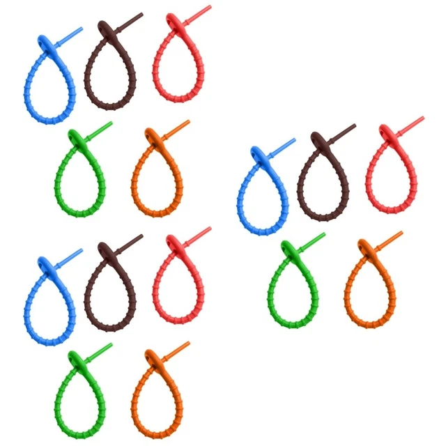 30 Pcs Cable Organizer Electric Wire Silica Gel Travel Cord Organizer