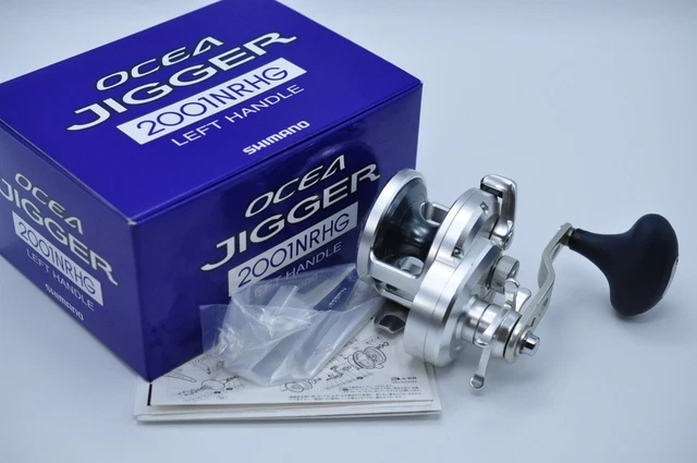 2012 Shimano Ocea Jigger 2001NR-HG Left Conventional Jigging Reel VG+ W/Box