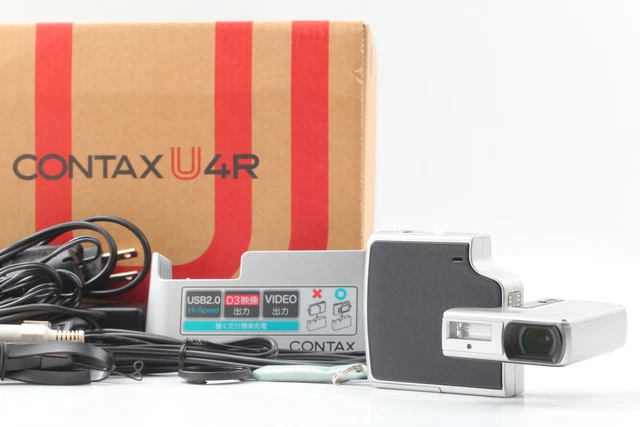 [N. MINT in Box] Contax U4R Digital Camera Carl Zeiss Tessar T* Lens From JAPAN