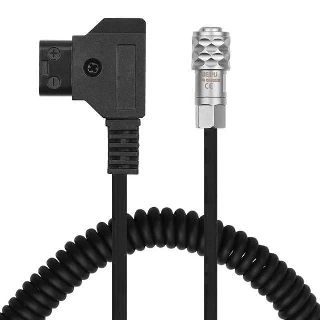 D-Tap to BMPCC 4K 2 Pin Locking Cable for Cinema Camera 4K for VE7