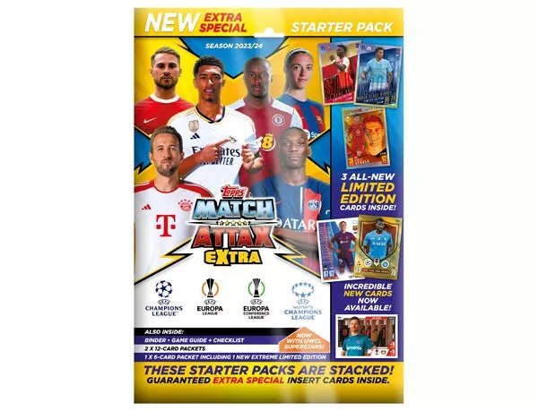 Topps Champions League Match Attax EXTRA 2023-24 – 1x Starterpack