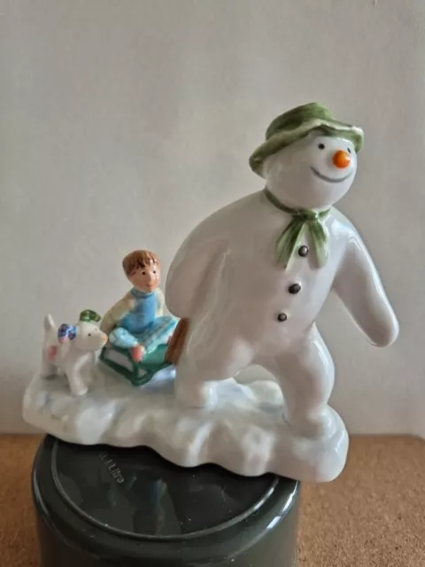 Very Rare~ Beswick ~The Snowman  Billy And The Snowdog~ 2013~ New In Box.