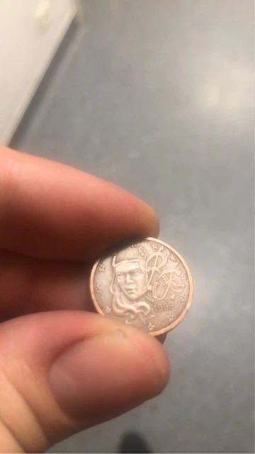 pièce de monnaie, rare 2 centime