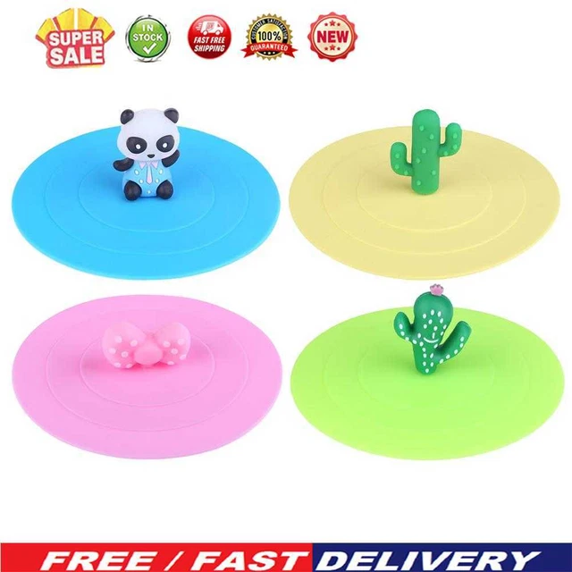 Cubierta sellada de cocina reutilizable resistente al calor para tazas de silicona