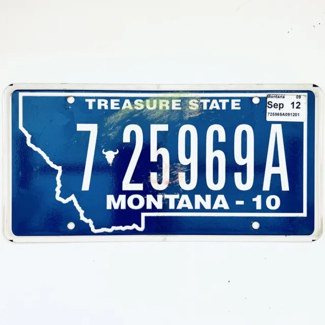 2012 United States Montana Flathead County Passenger License Plate 7 25969A