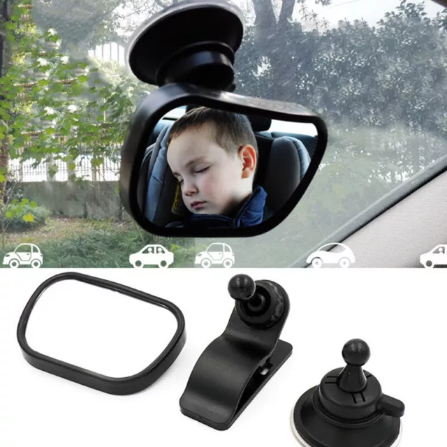 Rücksitzspiegel Baby Kind für Auto Sicherheit Saugnapf Rückspiegel 9.0*6cm  DE