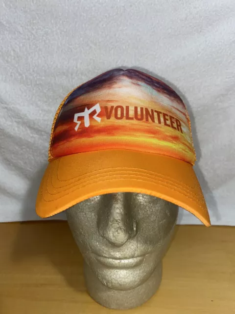 Vintage Reebok Ragnar Relay Volunteer Mesh Snapback Trucker Hat Baseball Cap Lid