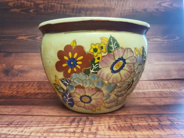 VINTAGE JAPANESE FISH Bowl Planter - Antique? $31.09 - PicClick