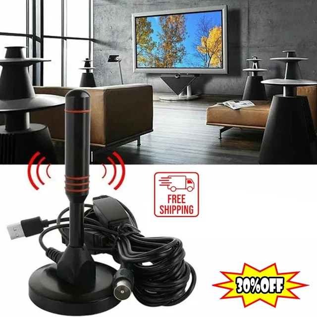 UK BEST PORTABLE TV Antenna Indoor Outdoor Digital HD Freeview Aerial