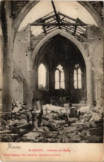 CPA AK St-AGNANt - Intérieur de l'Église (391719)