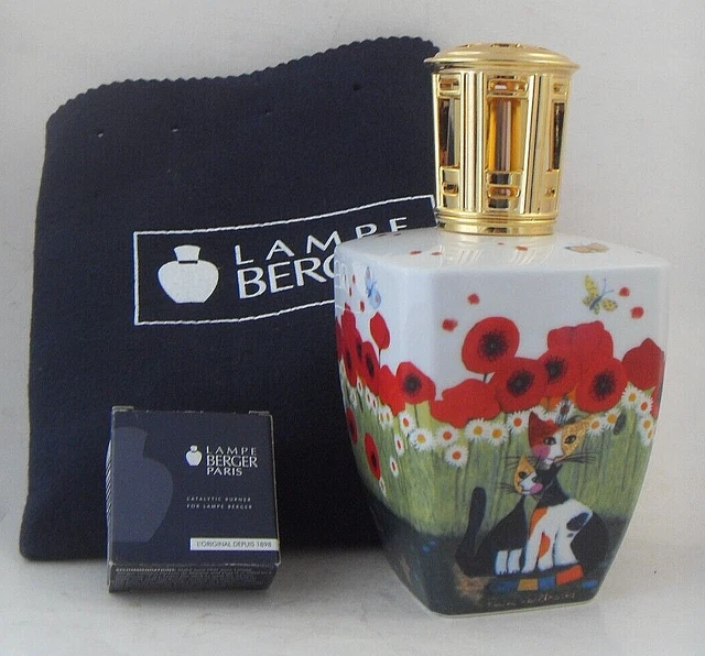 LAMPE BERGER .AMBIANCES JAMAIS SERVIE NEUVE AVEC FLACON DE PARFUM