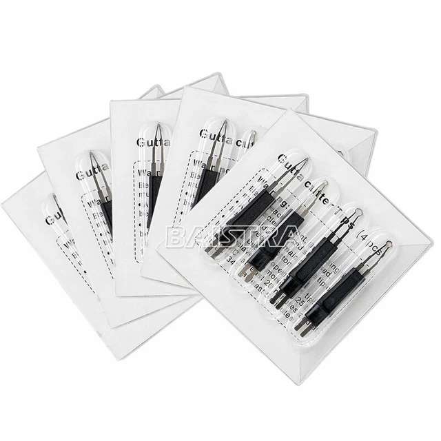 5 kits Dental Gutta Cutter Tips for Gutta Percha Point Heating Cutter Tooth Gum