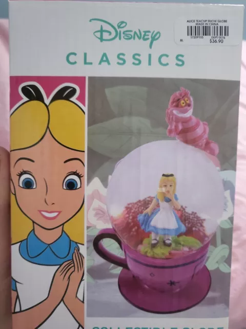 Disney Classics Collectible Globe - Alice In Wonderland - BRAND NEW teacup