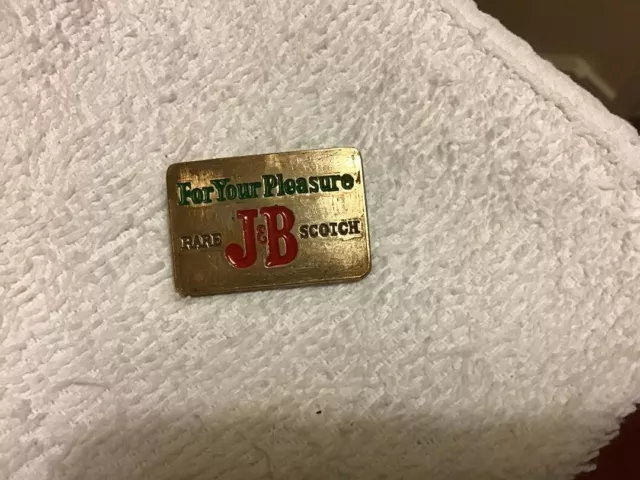 Justerini & Brooks Whiskey lapel badges c/w artwork card/template.
