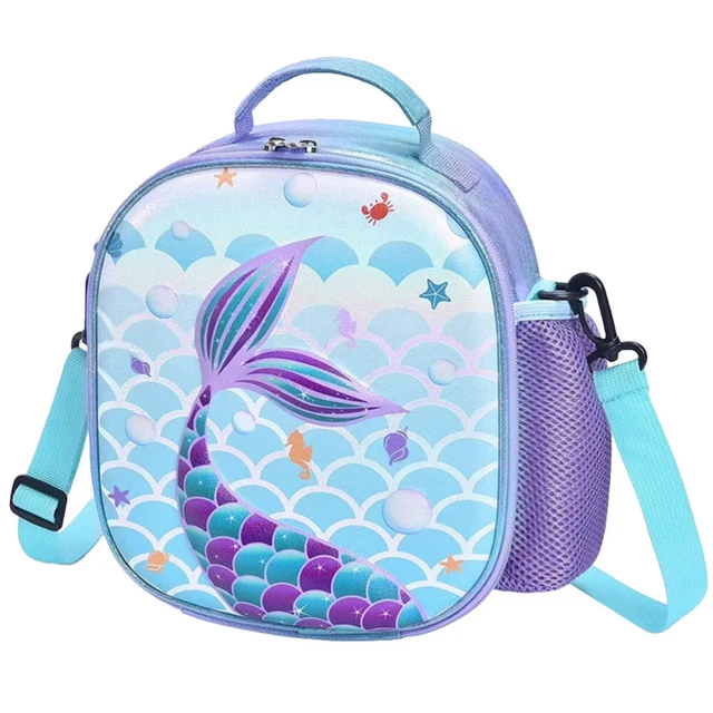 Sirena-Bento Bolsa Almuerzo Cubo Animal Oficina Estudiante