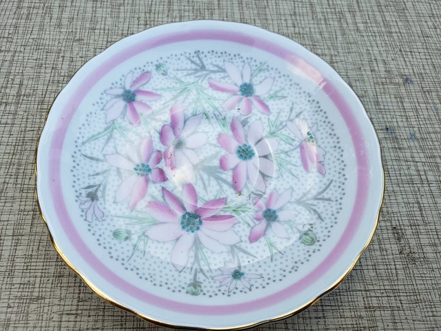 PIATTO DI RICAMBIO Tuscan Fine English Bone China D2807 Fiori Rosa EUR ...