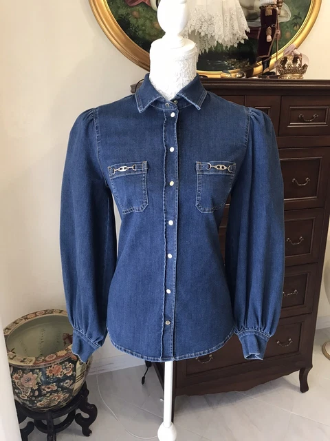 Camicia jeans elisabetta franchi top
