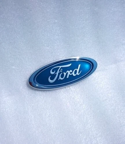 Logo Ford Emblème Capot coffre 150mm x60mm Chrome Bleu Focus C-max Kuga 968972