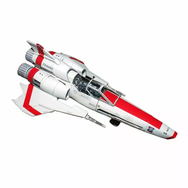 Battlestar Viper 2 Viper MK2 Ship 3D Paper Model Kit DIY Handmade Spacecraft