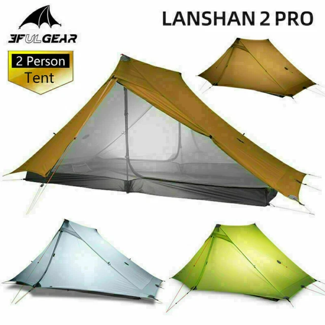 3F UL Gear Lanshan 1/2 Ultralight Backpacking Tent Weighs