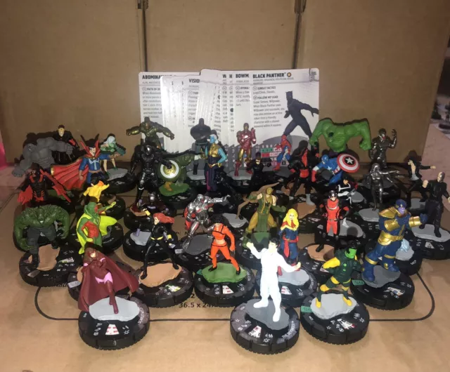 Heroclix Marvel Avengers 60th Anniversary Complete Set 001-038 CUR (no primes)