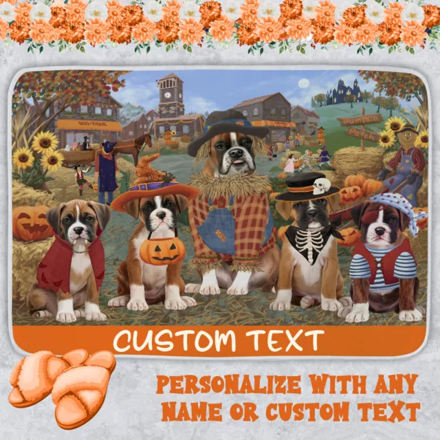 Boxer Dog Bath Mat Anti-Slip Pet Personalized Bathroom Rug Mat Gift NWT