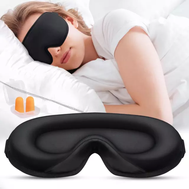 Masque De Nuit Masque De Sommeil Cache Yeux Pour Dormir Hommes Et Femmes 3D