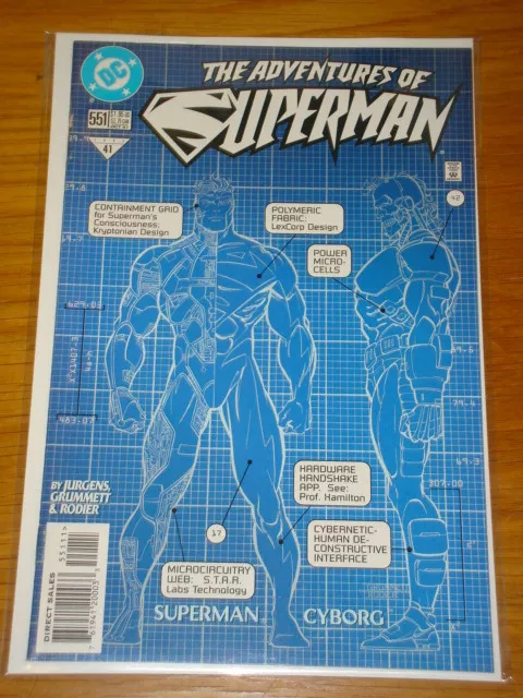 Superman #551 Vol 1 Dc Comics Near Mint Condition October 1997