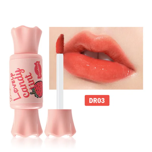 Miroir brillant rouge à lèvres Glaze à lèvres en forme de bonbons étanc-tz