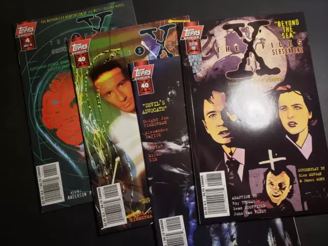 X-Files comic book lot of 4 - various comics - 1995 - 1998