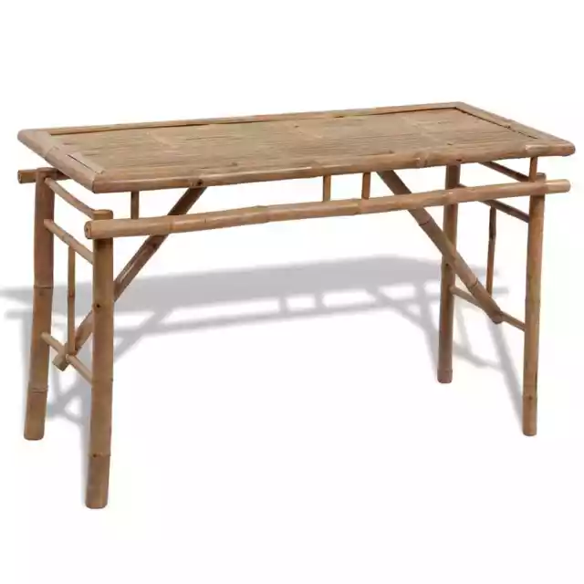 Table avec 2 bancs 100 cm Bambou vidaXL 2