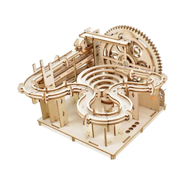 Puzzle 3D en bois, Kits de construction de parcours en marbre pour adultes