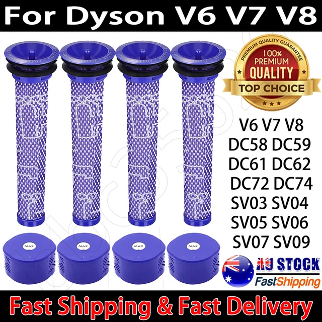 FOR DYSON V6 V7 V8 Filter Kit Absolute Animal Motorhead Trigger