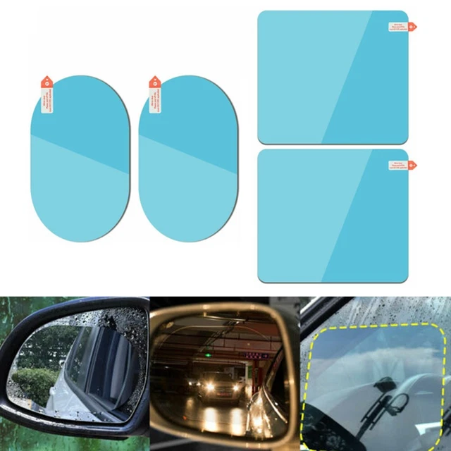 Pièces film de protection anti-brouillard 4 pièces autocollant imperméable bo