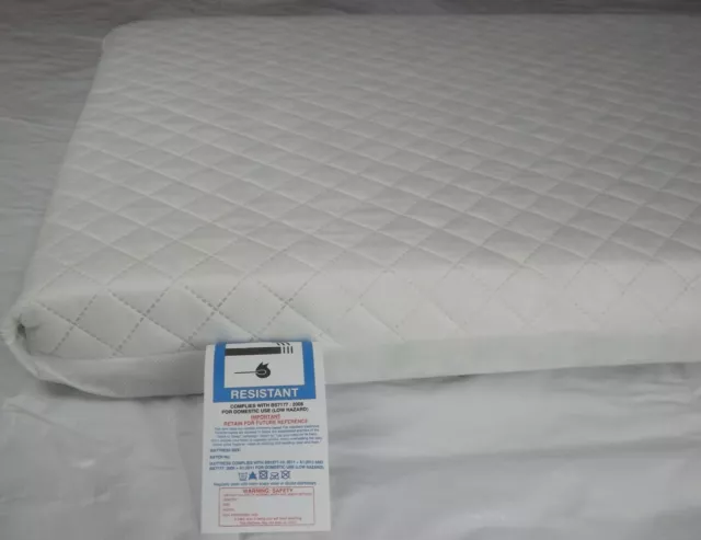 TRAVEL COT MATTRESS FIT 93 X 66 x 10CM GRACO COMPACT / BREATHABLE