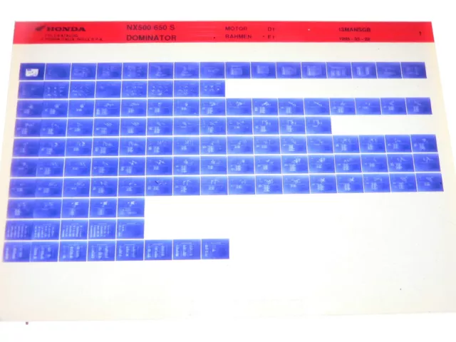 Microfich Ersatzteilliste _ NX 650 _ NX650 _ Dominator _ RD08 _ Bj 1995