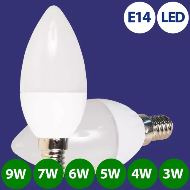E14 LED Kerze Lampe Kerzenbirne 3W 4W 5W 6W 7W 9W warmweiß neutralweiß kaltweiß