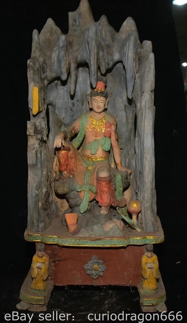 28.8& ALTE CHINESISCHE Tang Sancai Keramik Dynastie Zizai Guan Yin